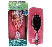 Wet Brush Kit de desenredar y secar - por Unisex - 2 piezas original desenredador cepillo de pelo, turbante de toalla de microfibra