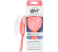 Wet Brush Mini cepillo desenredante para eliminar nudos suavemente, tamaño de viaje, cerdas suaves para desenredar sin dolor, menos roturas, funciona en todo tipo de cabello, edición limitada, regalo