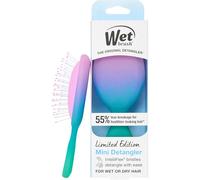 Wet Brush Mini cepillo desenredante para eliminar nudos suavemente, tamaño de viaje compacto, cerdas suaves para desenredar sin dolor, menos roturas, funciona en todo tipo de cabello, edición limitada
