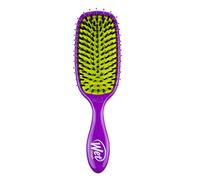 Wet Brush Shine Enhancer, IntelliFlex and Boar Bristles, Purple | Soft IntelliFlex and Natural Boar Bristles Distribute Hair's Natural Oils for Added Shine, Gentle Detangling, All Types