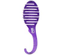 WetBrush Shower Detangler Brush Minimizes Pain UltraSoft Intelliflex Bristles Unisex Purple Glitter