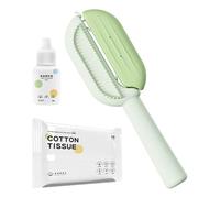 Wet Cat Brush - Cepillo adhesivo para depilación con depósito de agua, cómodo peine para depilación de mascotas, diseño ergonómico para un uso fácil, para flotante