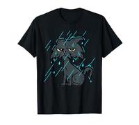 Wet Cat in Rain Funny Relatable Mood Camiseta