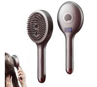 Wet & Dry Tangle-Free Hair Brush, The Ultimate 2-in-1 Styling Brush & Hair Mister, For Wet, Dry, Damaged Hairs, Adds Shine And Makes Hairs Smooth (Grey)