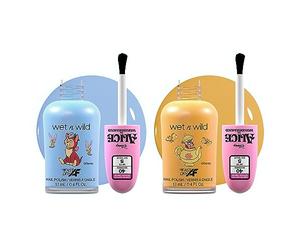 Wet n Wild Alice in Wonderland 'In a World of My Own', Set de Esmalte de Uñas de 2 Piezas con una Fórmula de Secado Rápido y Duradera, Acabado Brillante Hasta 5 Días de Duración