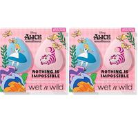 Wet n Wild Alice in Wonderland 'Nothing Is Impossible', Set de 2 Esponjas de Maquillaje para Cobertura Perfecta y Aplicación Fácil, Material Hidrofílico para Reducir la Absorción de Maquillaje