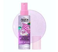 Wet n Wild Alice in Wonderland Spray Fijador de Maquillaje 'My Reality is Just Different', Brillo Ligero de Larga Duración para cualquier Tipo de Piel, Enriquecido con Ácido Hialurónico