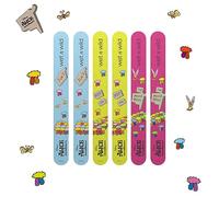 Wet n Wild Alicia en el País de las Maravillas 'Where am I', Set de 6 Limas de Uñas Coloridas, Cuidado de Uñas Versátil para dar Forma y Limpiar los Bordes