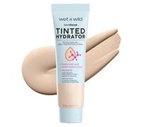 Wet n Wild, Bare Focus Tinted Hydrator, Crema Hidratante con Color, Formula con Acido Hialurónico y Pigmentos, Acabado Semimate para Piel Grasa, Cobertura de Ligera a Media, Light Medium
