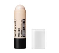 Wet n Wild, Mega Glo Vitamin E Makeup Stick, Iluminador en Barra Multiusos para Ojos, Mejillas y Labios, con Fórmula Construible y Difuminable, Lista para llevar de Viaje y Retráctil, Moonlike