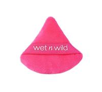 Wet n Wild Powder Puff, Aplicador de Maquillaje Reutilizable y Lavable para Difuminar Polvos Sueltos o Compactos, Fibras Suaves de Terciopelo, Forma Triangular para una Aplicación Precisa