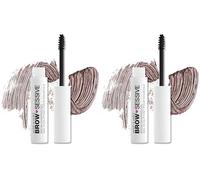 wet n wild, Sessive Brow Shaping Gel, para Cejas Finas y Gruesas, Volumen y Definición Natural, Máscara de Pestañas en Gel Voluminizadora, Marrón (Paquete de 2)