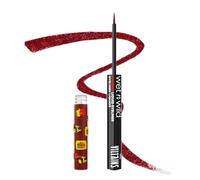 Wet n Wild x Disney Villains Baddies Liquid Eyeliner, Metallic Eyeliner Flüssig Dunkelrot, Langanhaltend - Inspiriert von Cruella De Vil, Speed Demon