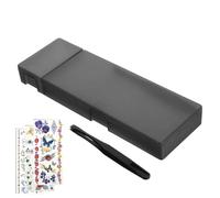 Wet Palette For Miniatures - 20.8x7x2.5cm | Operated Water Decals Portable Moisturizing Box Hobby Painting Tool with Sponge Tweezers For Model Coloring Art Supplies