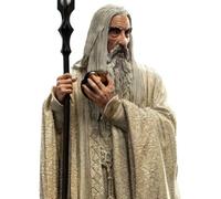 Figura Saruman El Blanco El Señor de los Anillos Weta 19 cms