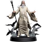 Weta Workshop Estatuilla de PVC Saruman (El Señor de los Anillos) 26 cm Blanco