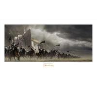 Weta Workshop Lord of the Rings Art Print Faramir's Charge 59 x 30 cm