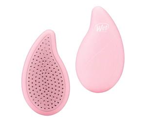 WetBrush Go Green Palm Detangler con cerdas Intelliflex ultra suaves para separar suavemente los nudos con facilidad, el desenredante Wet Brush es suave con el cabello, forma para mayor comodidad,