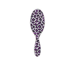WetBrush Original Detangler Hair Brush with Ulta Soft Intelliflex Bristles to Gently Separate Knots With Ease, Does Not Rip Hair, For All Hair Types, Safari Pink Leopard