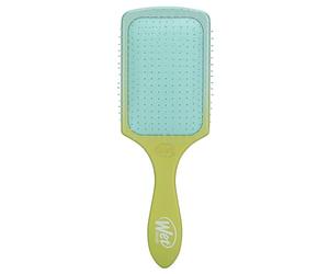WetBrush Paddle Detangler with HeatFlex Bristles and Aquavents to Help Drying, Wider Surface Area Detangles in Less time, Detangles Hair with Ease, Feel Good Ombre, Green and Blue
