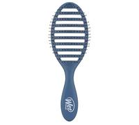 WetBrush Speed Dry Detangler with Heat Resistant Heatflex Bristles and Open Vent Design to Dry Hair Faster, For All Hair Types, Elemental Blue
