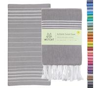 WETCAT Toallas de baño turcas extragrandes de 38 x 71 Pulgadas, 100% algodón, de Secado rápido, Toalla de Playa de Gran tamaño, sin Arena, Toalla de Viaje Ligera para Adultos, Accesorios de Playa,