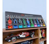 WETCEAOM Marco para F1 Speed Champions 10en1, Exhibición de Pared 77242-77251, Marco de Pared para Coleccionables de Adultos F-1, ideal para decoraciones temáticas de F1 (negro)