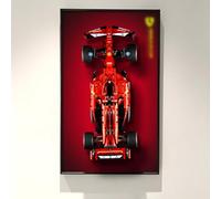 WETCEAOM Tablero de pared para Lego Technic Ferrari SF-24 F1 modelo 42207, compatible con pantalla de coche Lego Ferrari F1, ideas de regalo para los amantes del montaje en pared de coche Lego, 19.7 x