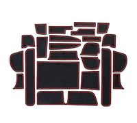 WETCL Alfombrilla Puerta para Freed 2016 GB5 6 7 8, Antideslizante Impermeable Estera del Cojín de la Ranura Coche Accesorios,Red