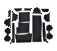 WETCL Alfombrilla Puerta para Mazda CX-7, Antideslizante Impermeable Estera del Cojín de la Ranura Coche Accesorios,White