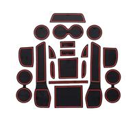 WETCL Alfombrilla Puerta para Nissan X-Trail 7-Seater 2017-2021, Antideslizante Impermeable Estera del Cojín de la Ranura Coche Accesorios