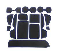 WETCL Alfombrilla Puerta para Toyota RAV4 2019-2022 RHD, Antideslizante Impermeable Estera del Cojín de la Ranura Coche Accesorios,Blue