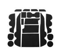 WETCL Alfombrilla Puerta para Toyota Tacoma 2016-2021, Antideslizante Impermeable Estera del Cojín de la Ranura Coche Accesorios,Black