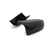 WETCL Carcasa Retrovisor para BMW x5 E70 2008-2013, Impermeable Cubierta para Espejo Retrovisor Izquierdo y Derecho Accesorios,Black