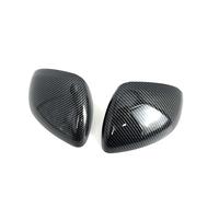 WETCL Carcasa Retrovisor para Mercedes Benz C200 C220 C260 C300 2022-2025, Impermeable Cubierta para Espejo Retrovisor Izquierdo y Derecho Accesorios,Carbon Fiber