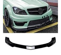WETCL Lip Parachoques Delantero,para Mercedes Benz C-Klasse W204 S204 AMG Line 2011 2012 2013 2014,Coche Parachoques Delantero Labio Divisor Difusor Trim Kit lip Spoiler Delantero Frontal