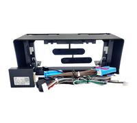 WETCL Marco Radio Coche para Great Wall King Kong Cannon 2022, Marco Salpicadero Durable Kit de Embellecedor Radio de Coche Accesorios,Surface Frame + Power Cord