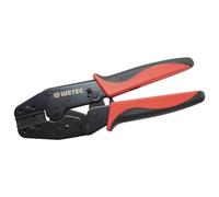 WETEC Alicates de prensa, para conector SUB-D, AWG 24-30/18-22 (crimpadora de trinquete). Forma de prensado: prensado trapezoidal, dispositivo de bloqueo ajustable