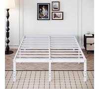 wethug DiaOutro 18 Inch California King Bed Frames Heavy Duty Metal Platform No Box Spring Needed, Maximum Storage, Easy to Assembly, Noise Free, White