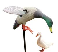 Wetland Rig - Hilo flotante de gallina realista, estatua de llamada de juego, caza de campo, silueta voladora, accesorio de mar de silueta, modelo de camuflaje, cebo verde azulado | Pintail Gadwall