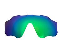 Wetnenss Lentes de repuesto para gafas de sol Oakley Jaw-breaker OO9290, polarizadas de 1,5 mm, fáciles de instalar (verde)