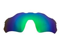 Wetnenss Lentes de repuesto para gafas de sol Oakley Radar EV Path OO9208, polarizadas de 1,5 mm, fáciles de instalar (verde)