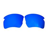Wetnenss Lentes de repuesto para Oakley Flak 2.0 XL OO9188/1.5 mm polarizadas/fáciles de instalar (azul oscuro)