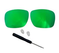 Wetnenss Lentes de repuesto y destornillador H20 para gafas de sol Oakley Holbrook Metal OO4123 (verde)