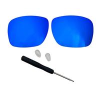 Wetnenss Lentes de repuesto y punta de destornillador H20 para gafas de sol Oakley Holbrook Metal OO4123 (azul oscuro)