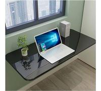 WETOBO Mesa plegable de pared con diseño de hoja caída, mesa plegable para cocina, estante de almacenamiento, escritorio flotante de pared plegable para espacios pequeños (tamaño: 80 x 50 cm)