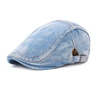 WETOO Boina Hombre Algodón Ajustable al Aire Libre Gorra de Vendedor de periódicos Casual