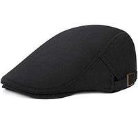 WETOO Gorra con Visera para Hombre, Color Negro