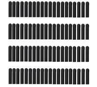 Wetrys 80 tapas para verter licor, color negro, para botellas de goma, dispensadoras de boquilla, cubiertas antipolvo