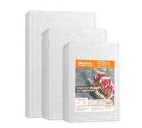 Wevac Bolsas de Envasado al Vacío Pack Mixto, 15x20 cm=40, 20x30cm=40, 28x40cm=20, Ultra Resistentes con 5 Láminas Anti-Perforación, Bolsas de vacío Ideales para cocinar, hervir y Preparar Comidas al